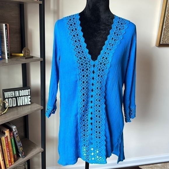 Raviya Tops - Raviya Cobalt Blue Tunic